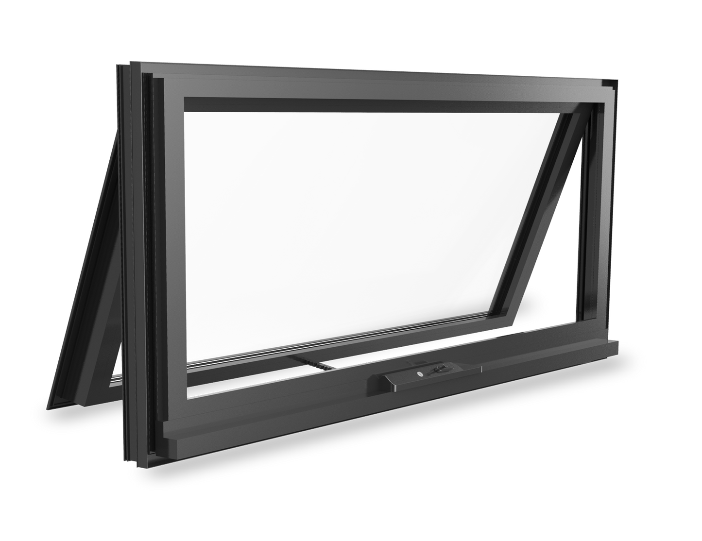 Awning Window 400h x 1195w Double Glazed OBSCURE GLASS FROSTED