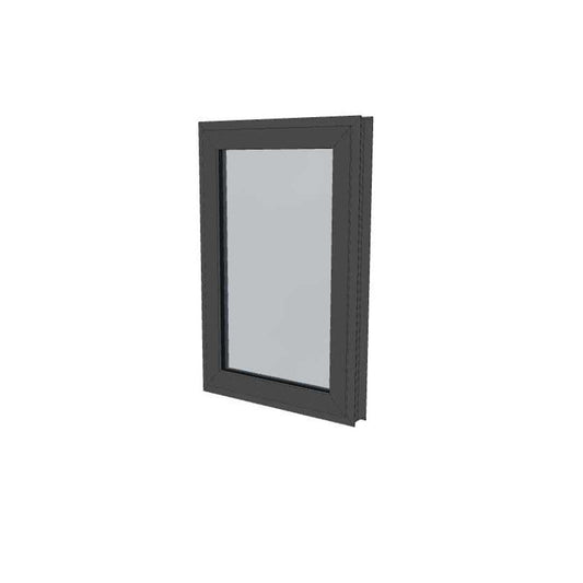 Black Awning Window - 1200h X 850w - EV50  Clear Tgh Double Glazed