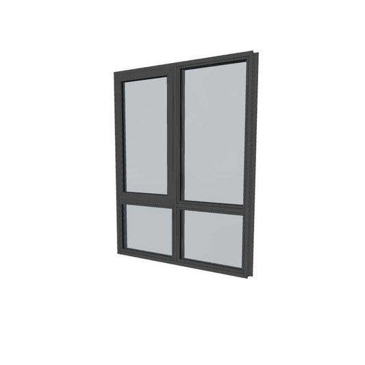 Black Awning Window - 2095h X 1795w - EV50 Clear Tgh Double Glazed