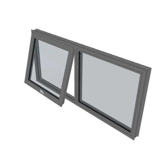 Awning Window 1195h x 1795w Double Glazed - WITH SCREEN