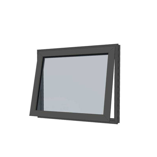 Awning Window 595hx 835w Double Glazed - Clear Glass - WITH SCREEN