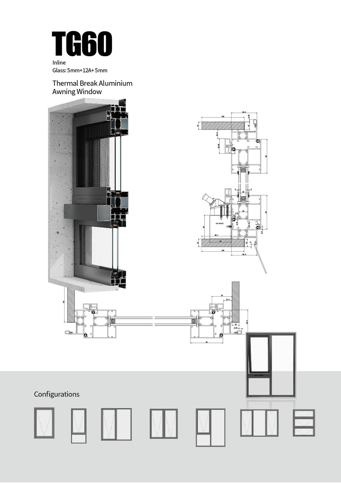 Aluminium Thermally Broken Frames
