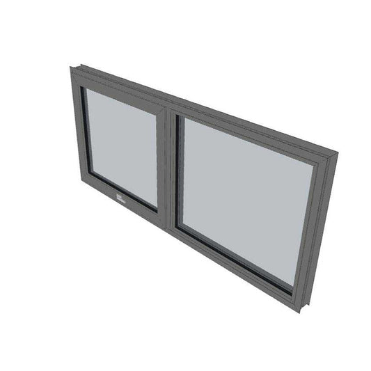 Black Awning Window - 1500h X 1795w Double Glazed+ Flyscreen