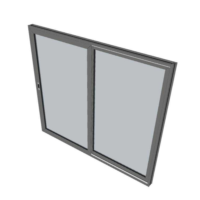 Dark Monument Sliding  Door - 2360h X 1795w - 2 Panel - Double Glazed