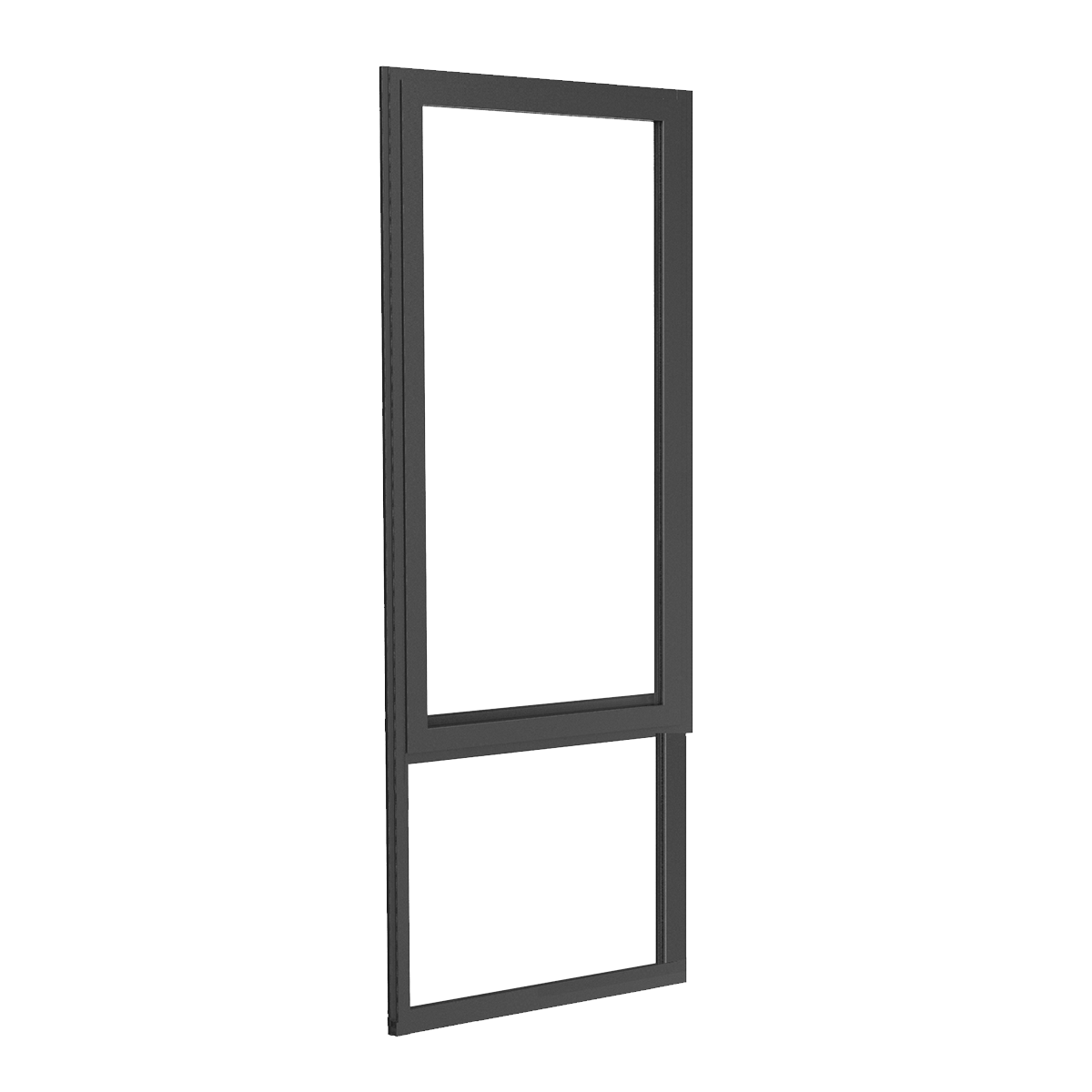 Black Awning Window 2057h x 835w Double Glazed